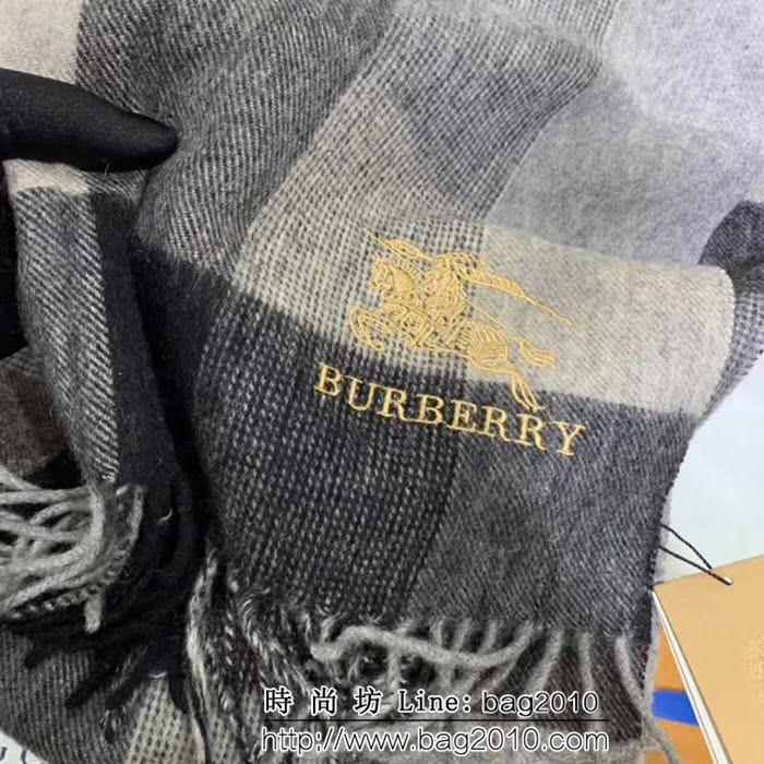 BURBERRY巴寶莉 純正羊毛男士圍巾 LLWJ6418